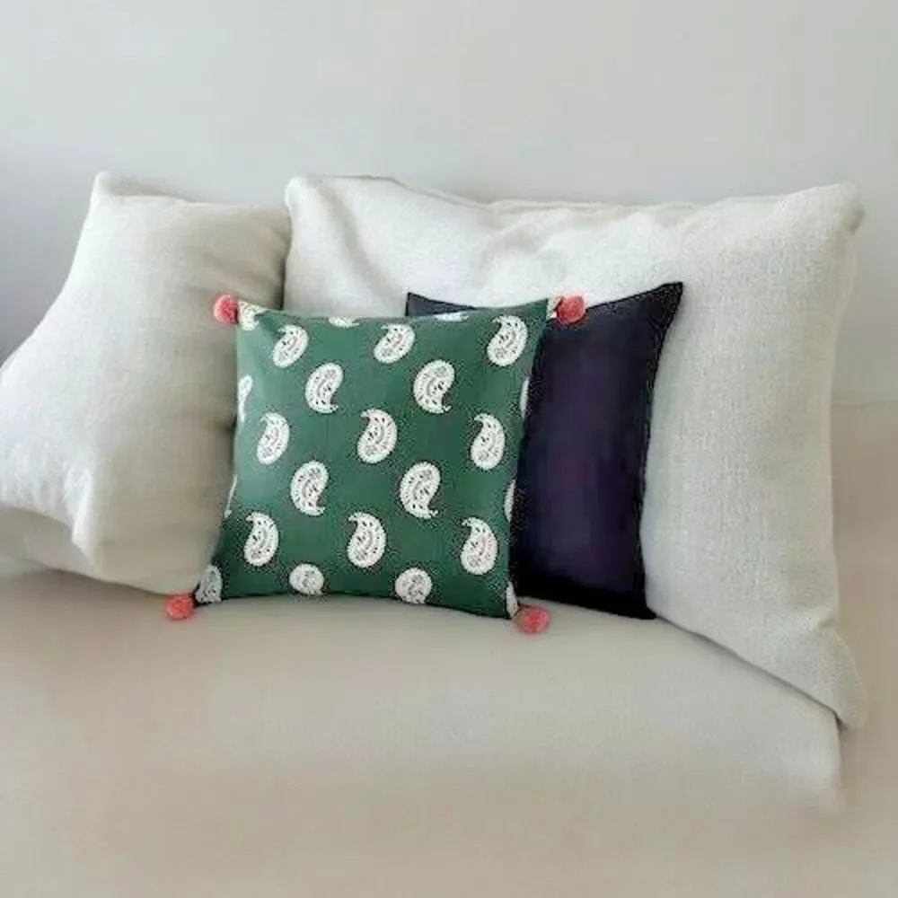 IKEA AROMATISK Cushion Cover Leaf Green 20x20‎ 